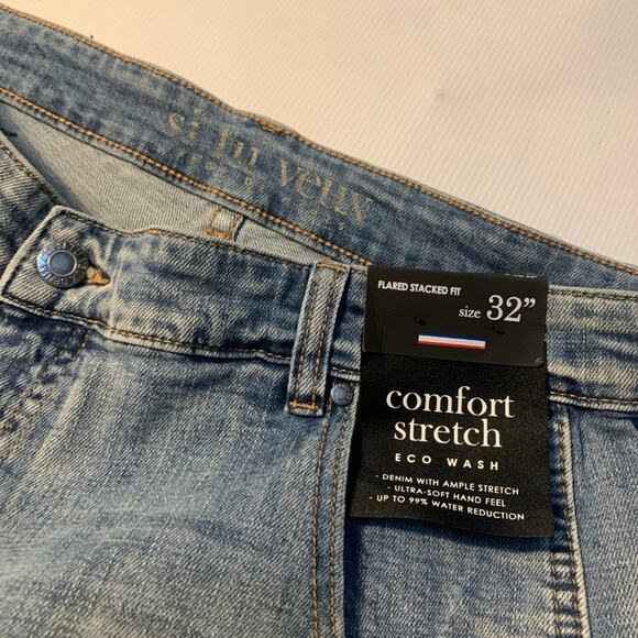 Si Tu Veux Flared Mens Jeans Size 32 - Picture 4 of 8